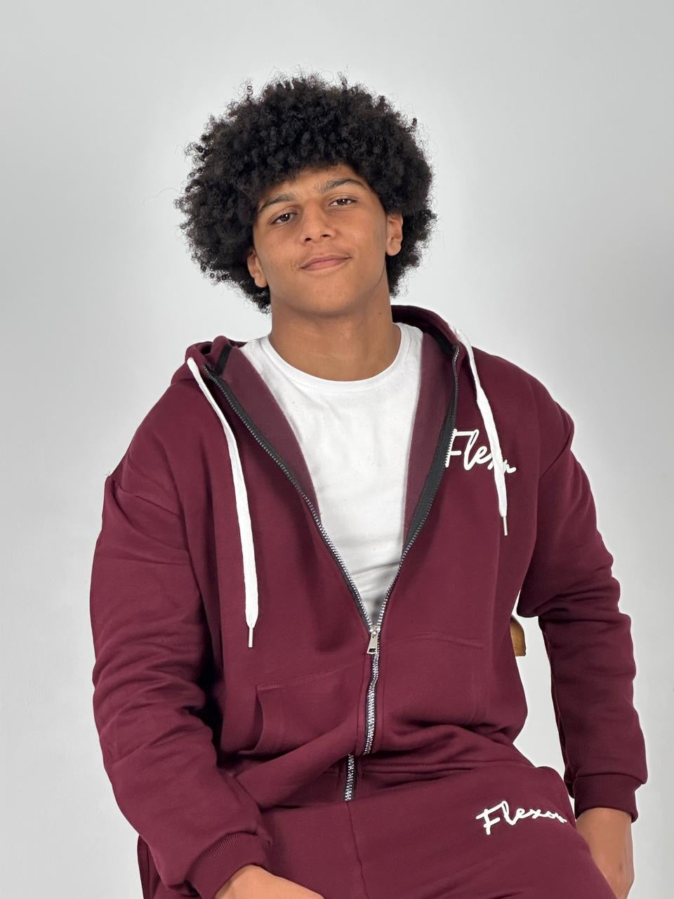 Track Suit (Burgundy)